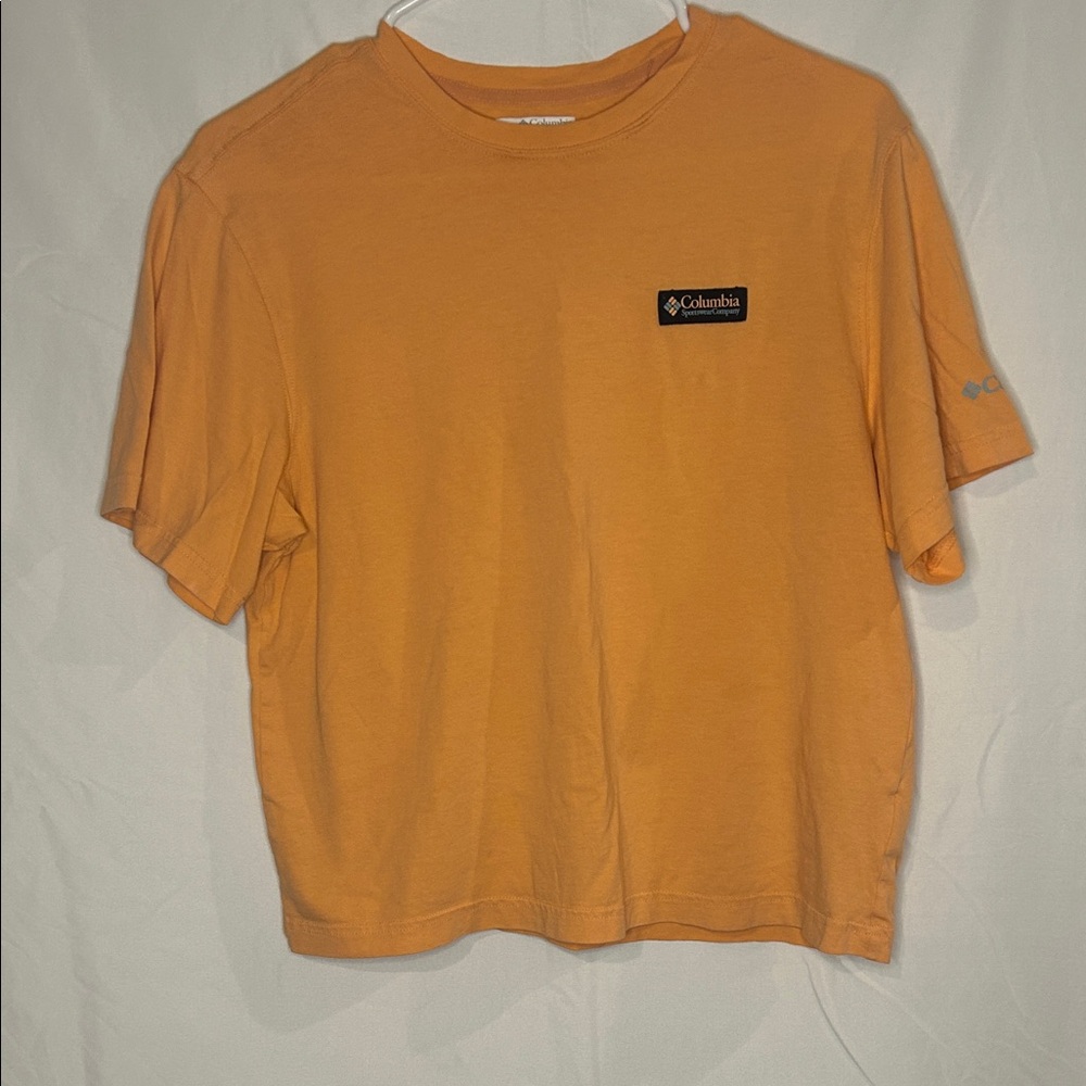 Columbia Women's Orange Short Sleeve Tee